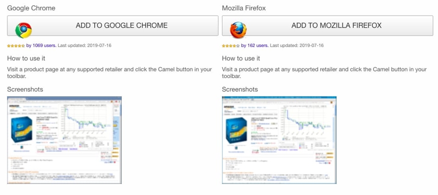 camel camel camel price history chart